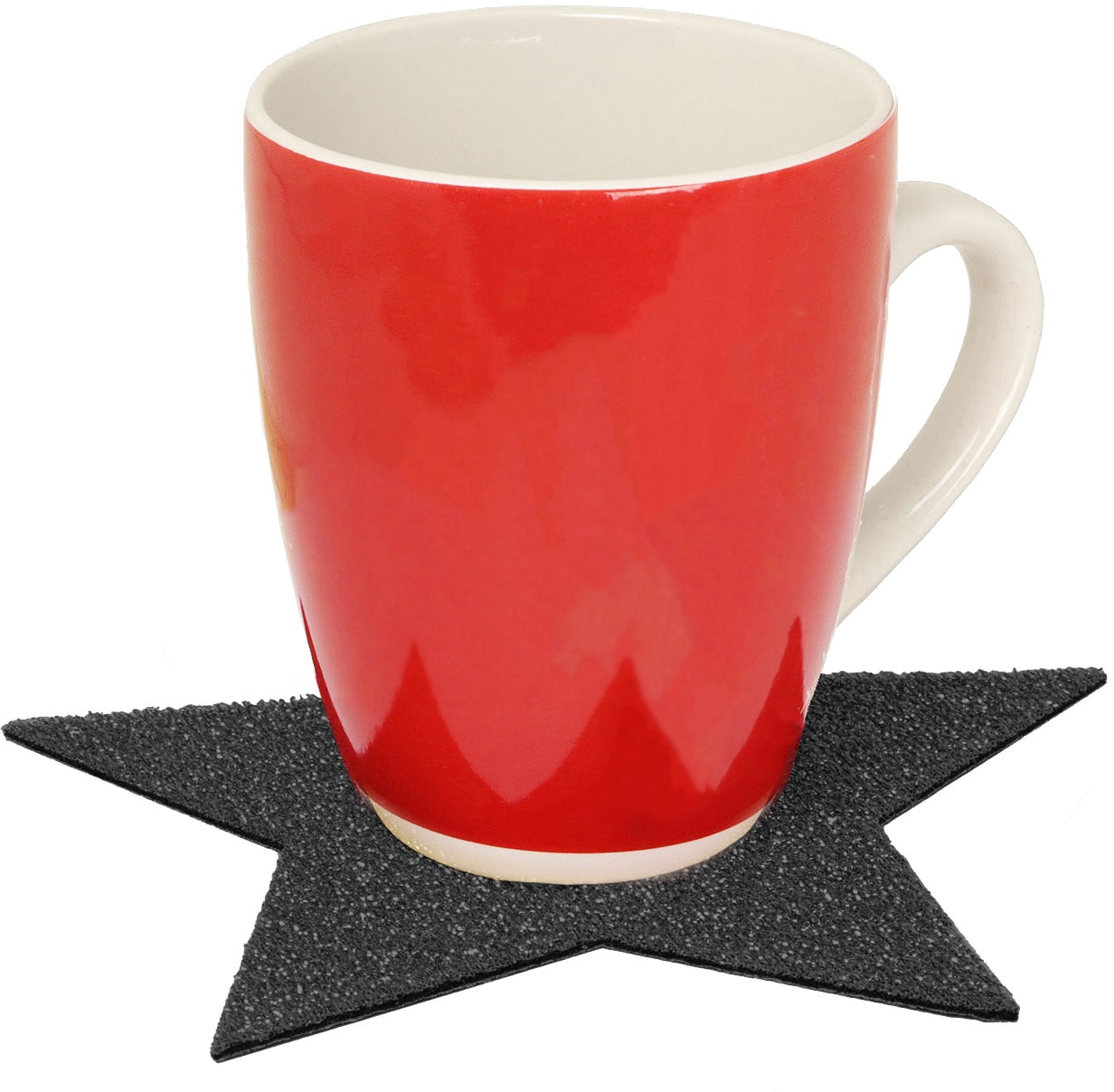 Primaflor-Ideen in Textil Platzset »Stern, Weihnachtsdeko« ideal als Untersetzer oder Tischdeko, Grösse 16,5 cm