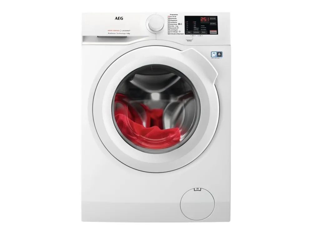 AEG LAVAMAT 6000 Series L6FBA51480 - Vaskemaskine - højde: 85 cm - frontbetjening - 8 kg - 1400 rpm - hvid