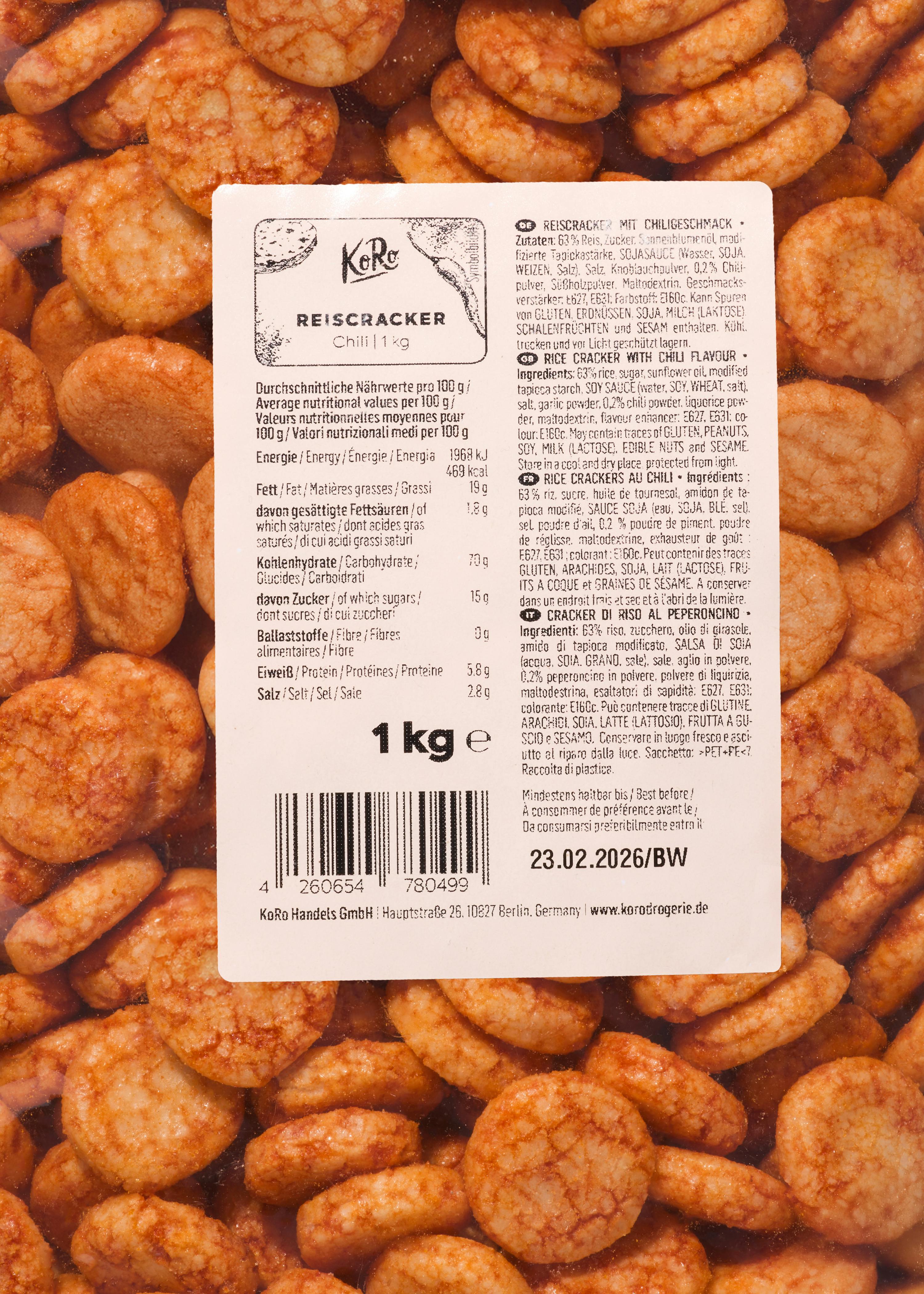 Reiscracker Chili 1 kg