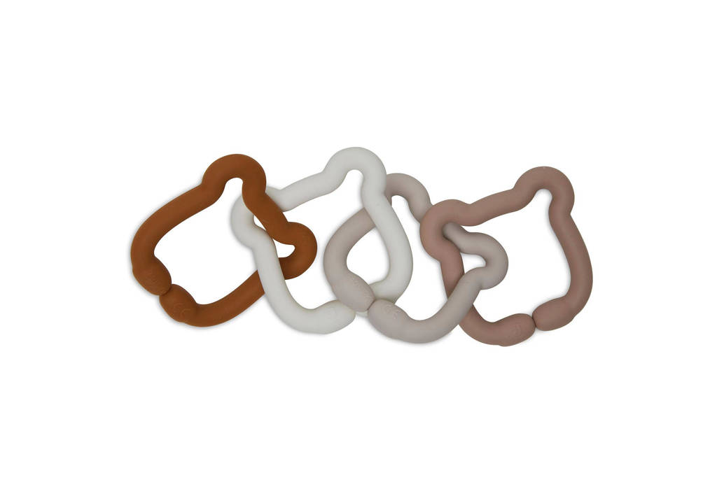siliconen speelgoedringen 20x7 cm Teddy Bear