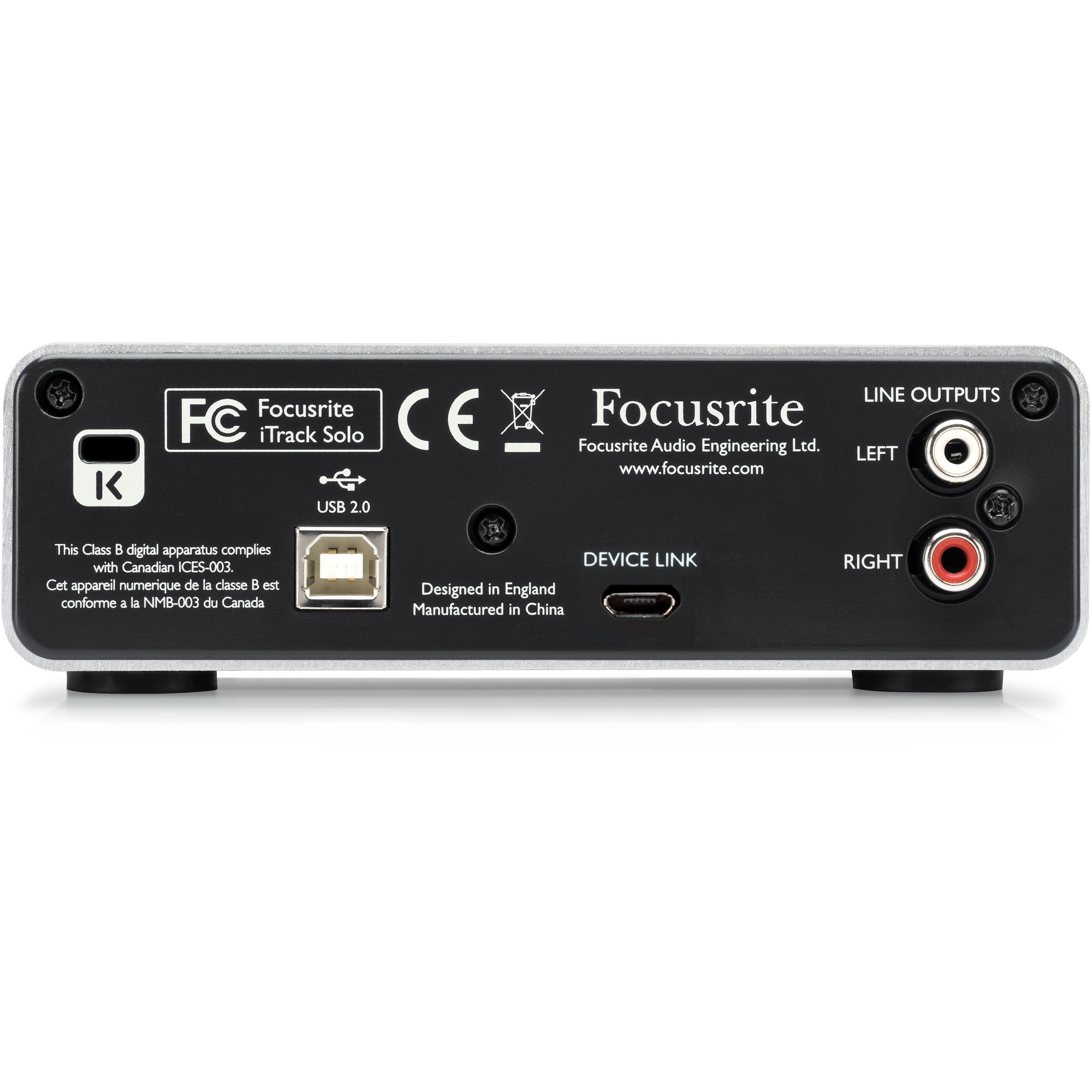 Focusrite iTrack Solo Lightning iOS audio-interface