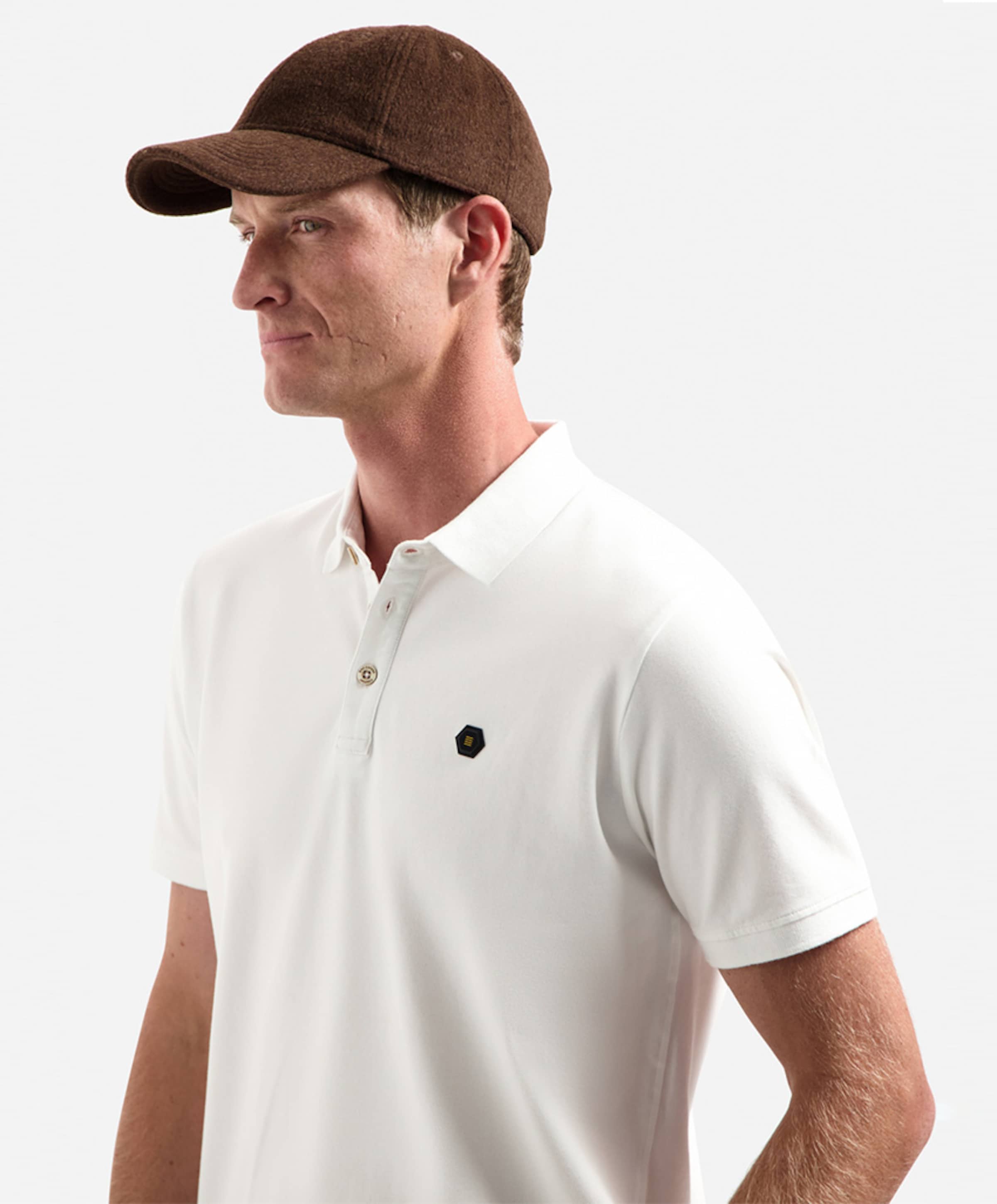 No Excess Heren polo wit