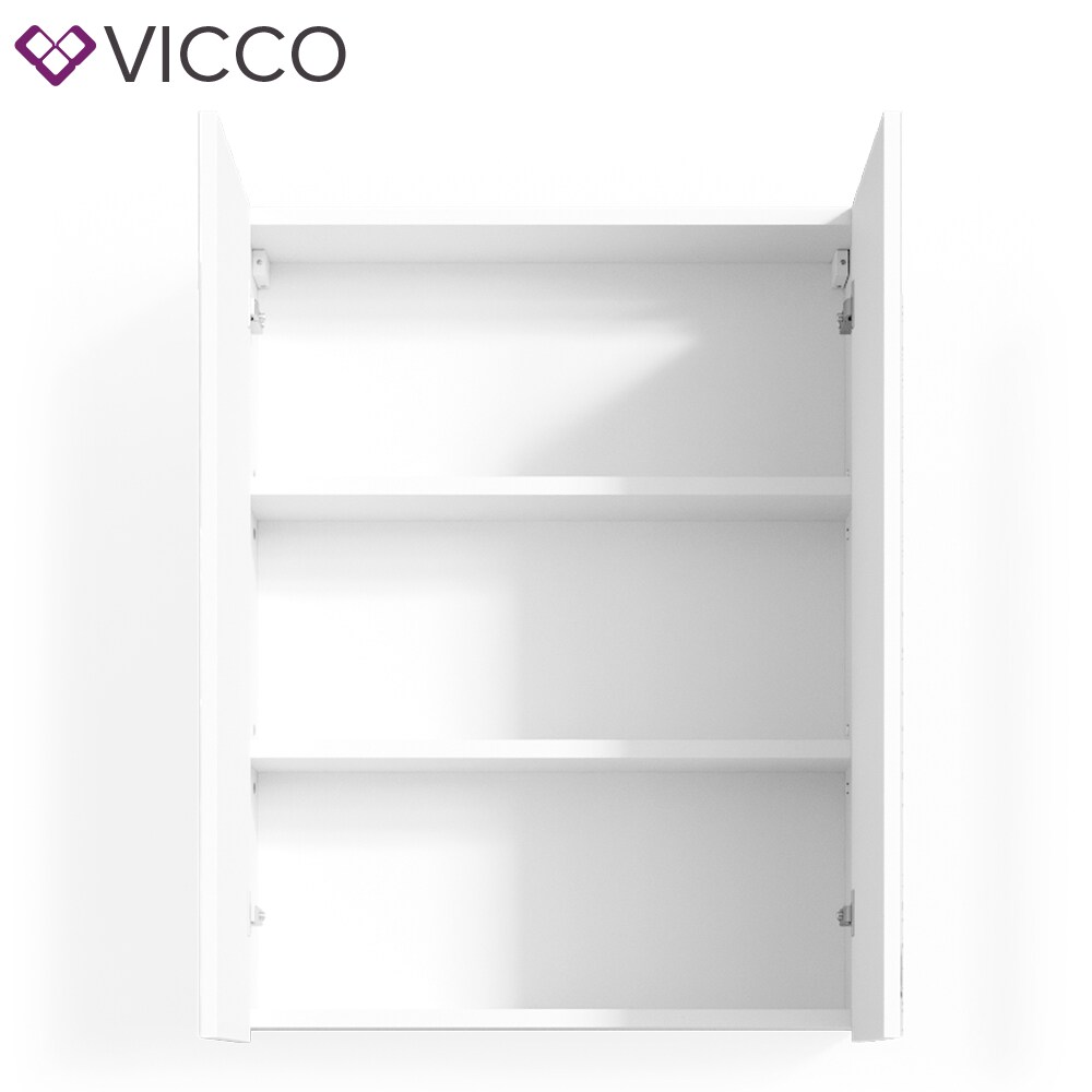 VICCO Spiegelschrank FREDDY Weiß Spiegel Badspiegel Wandspiegel Badezimmer