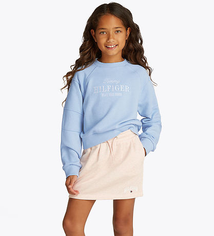 Tommy Hilfiger Sweatshirt - Schriftzug - Breezy Blue