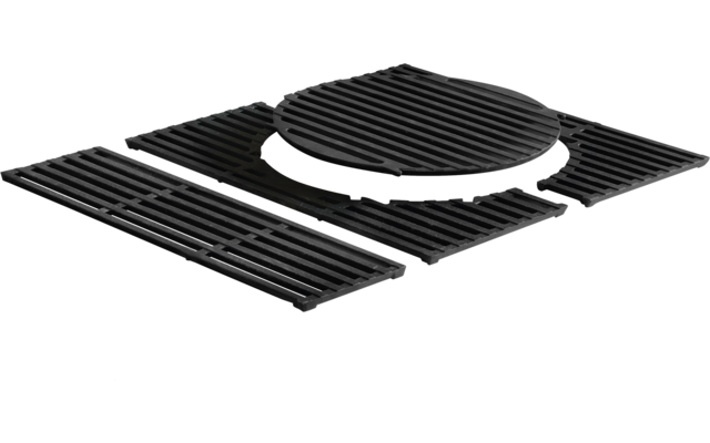Enders Switch Grid Hyde Grillrost emailliertes Gusseisen mit herausnehmbarem Rundelement