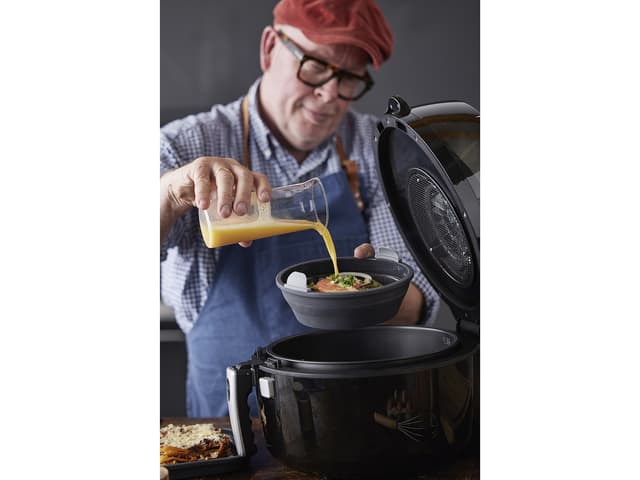 HOLM Rund Silikoneform til airfryer Dia 19 x 6 cm