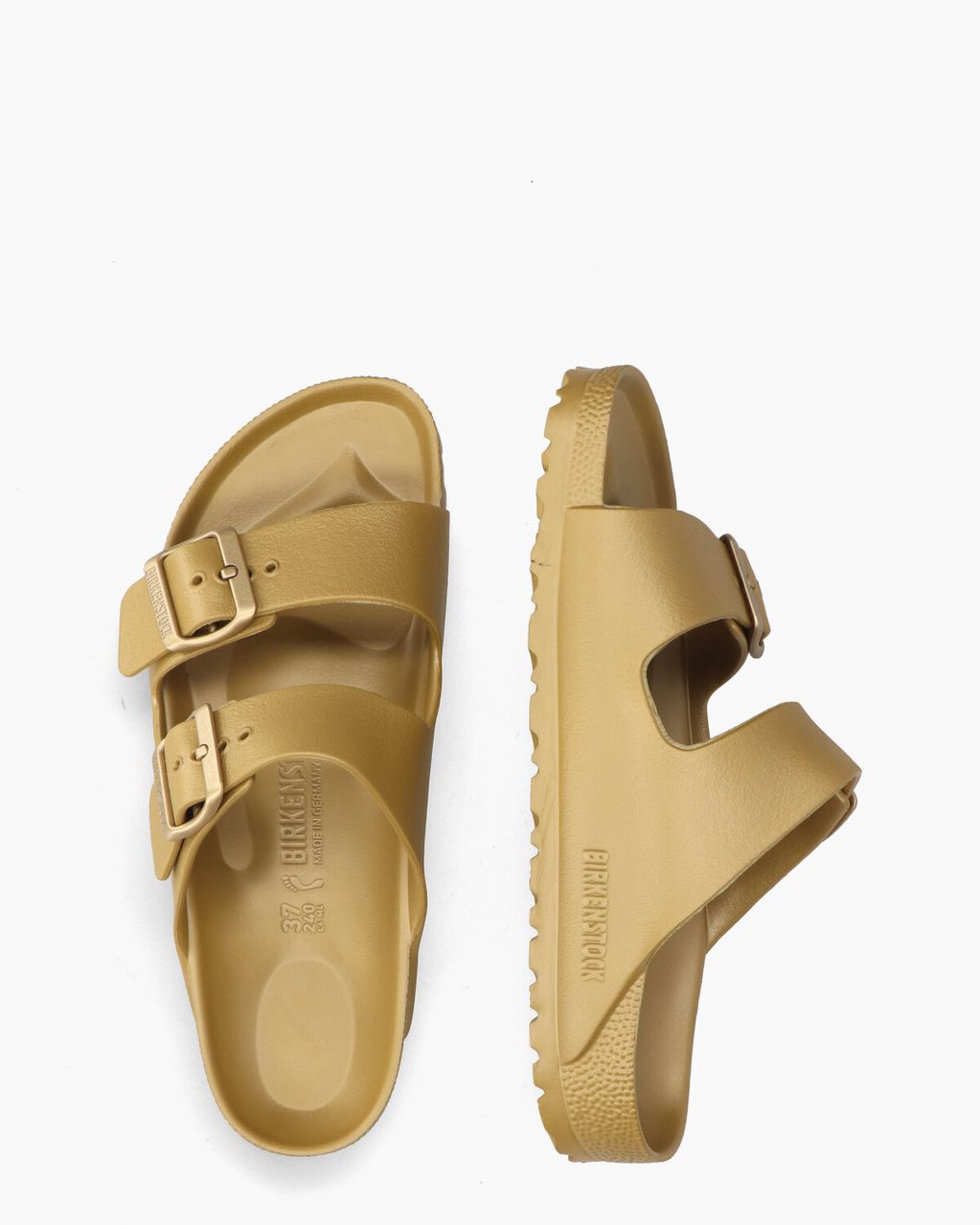 Birkenstock Arizona Essentials Goud Damesslippers