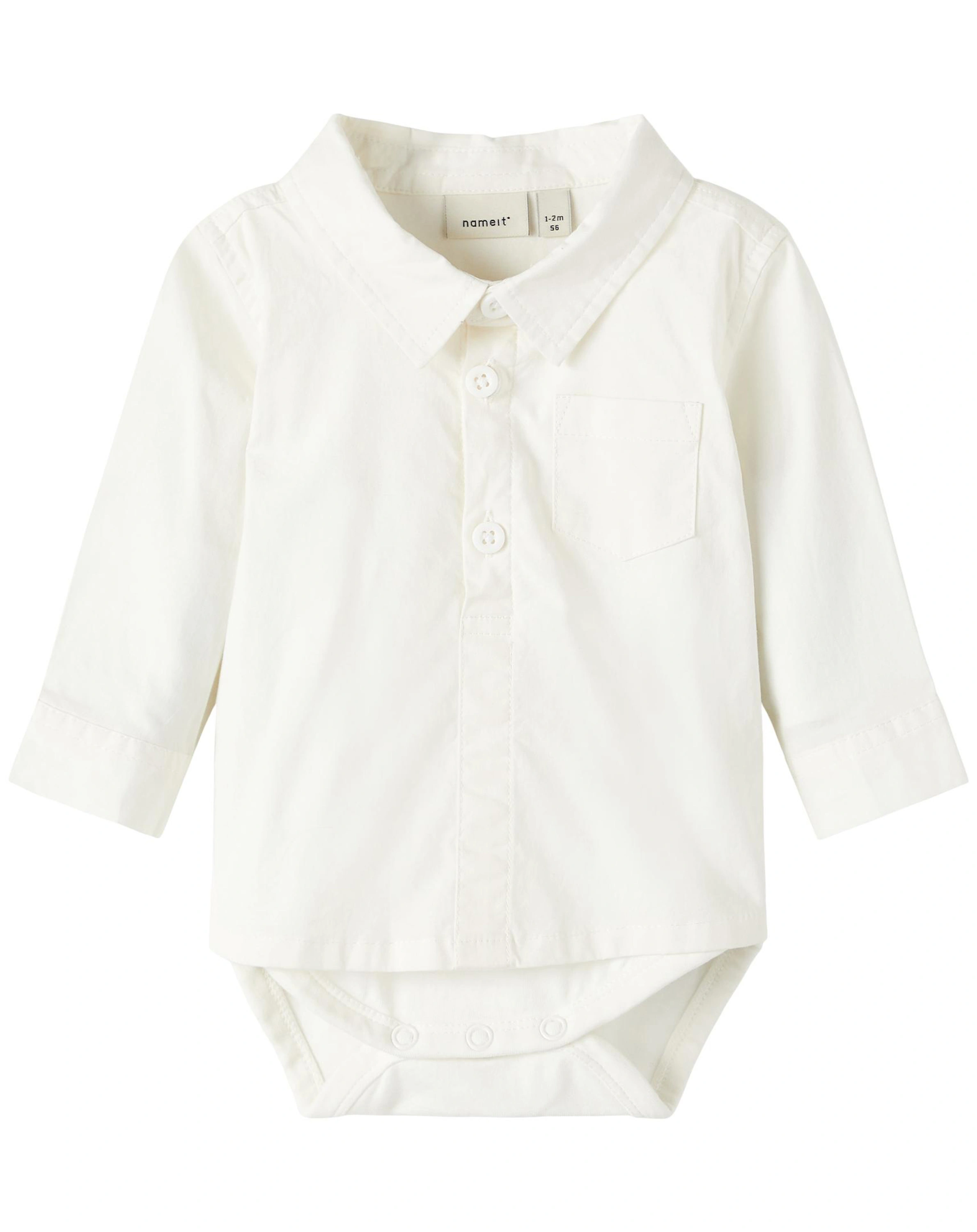 Langarmbody NBMNOAH in bright white