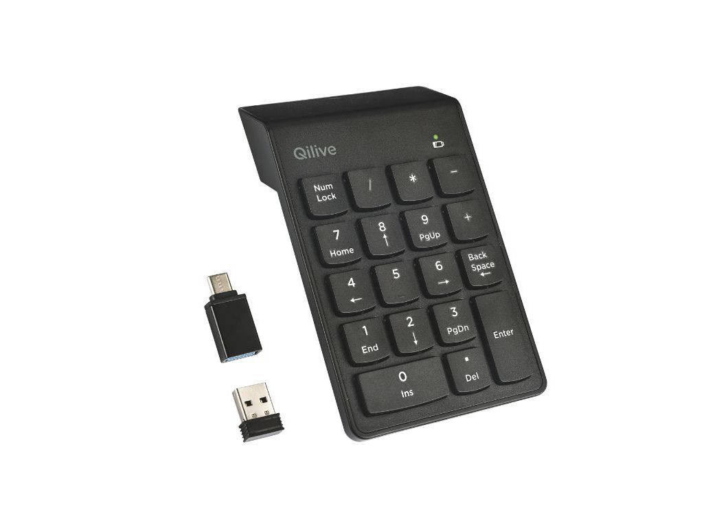 TECLADO NUMÉRICO SEM FIOS QILIVE Q.3500