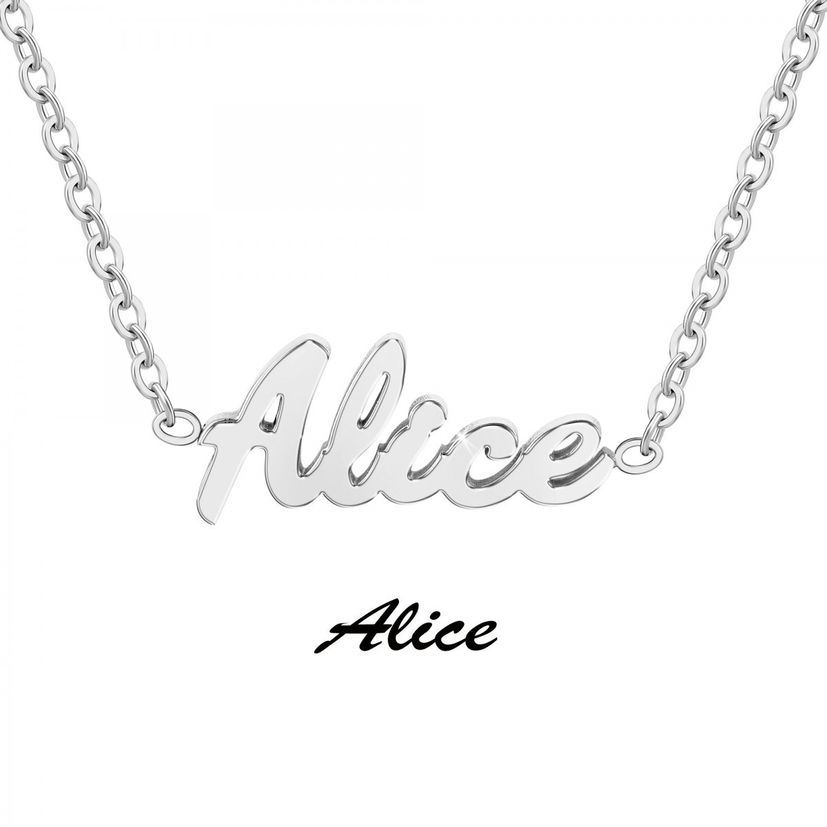 Alice - Collier prénom