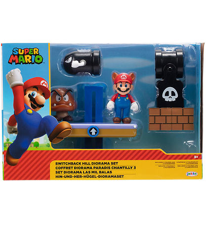 Super Mario Leges?t - Diorama Set - Switchback Hill - 5 Dele