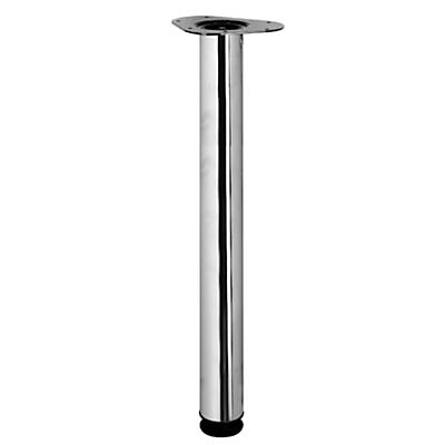 Pied de table réglable Diall ø76 x H. 1100 mm chrome