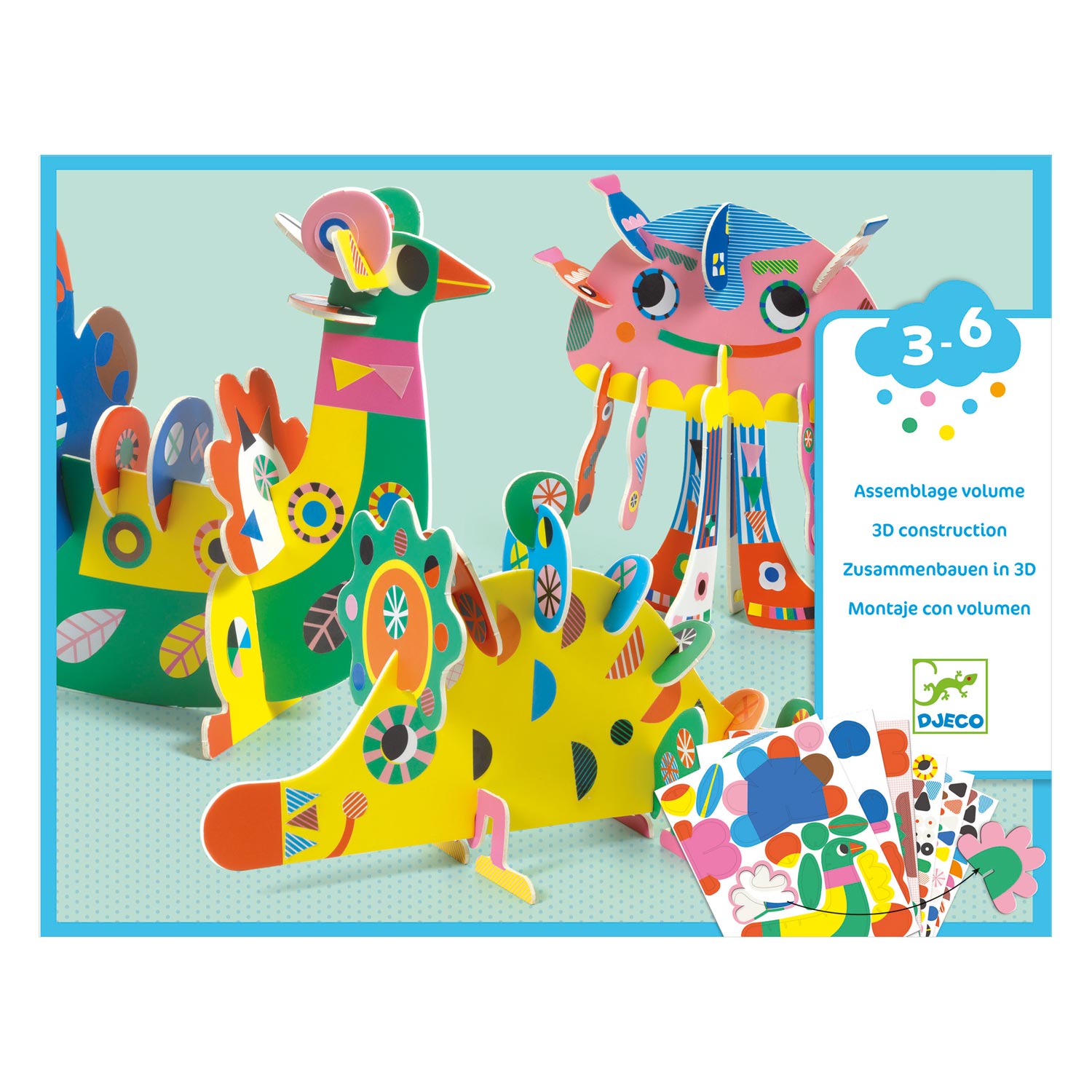 Djeco 3D Dieren Bouwen