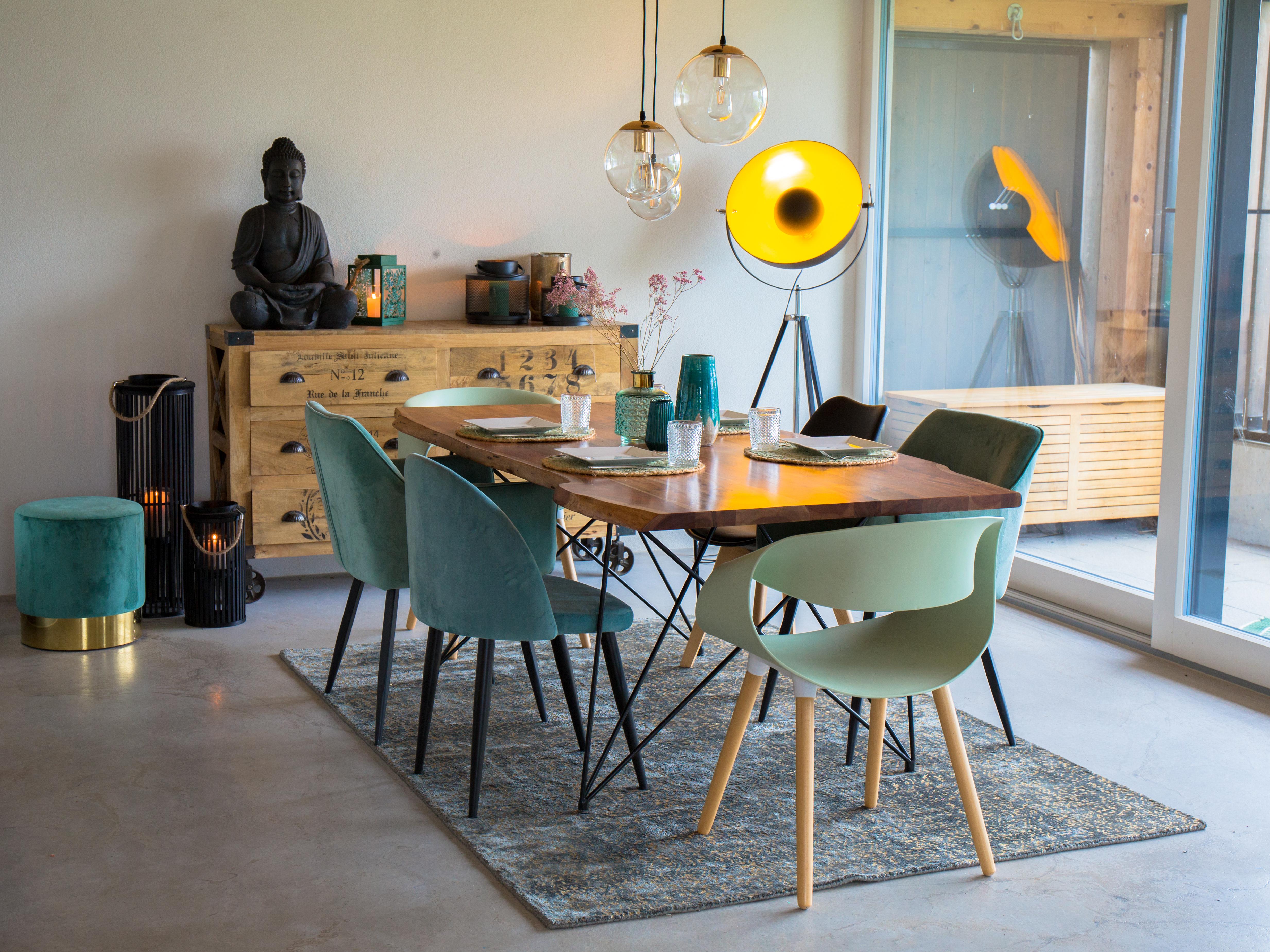 Staande lamp THAMES Metaal Goud