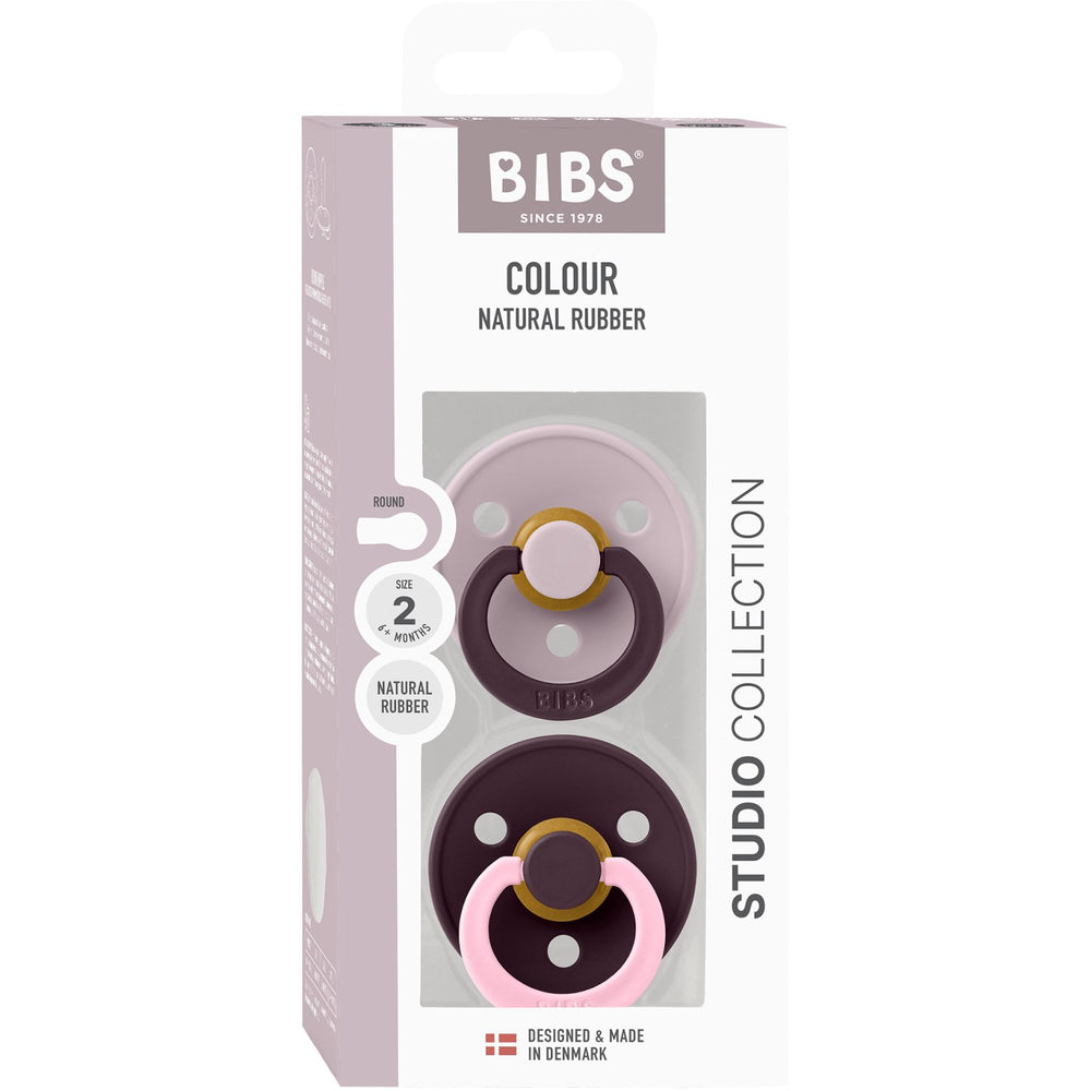Køb Bibs Dusky Lilac Sut Studio Colour 2-Pak Fusion Latex Plum Mix