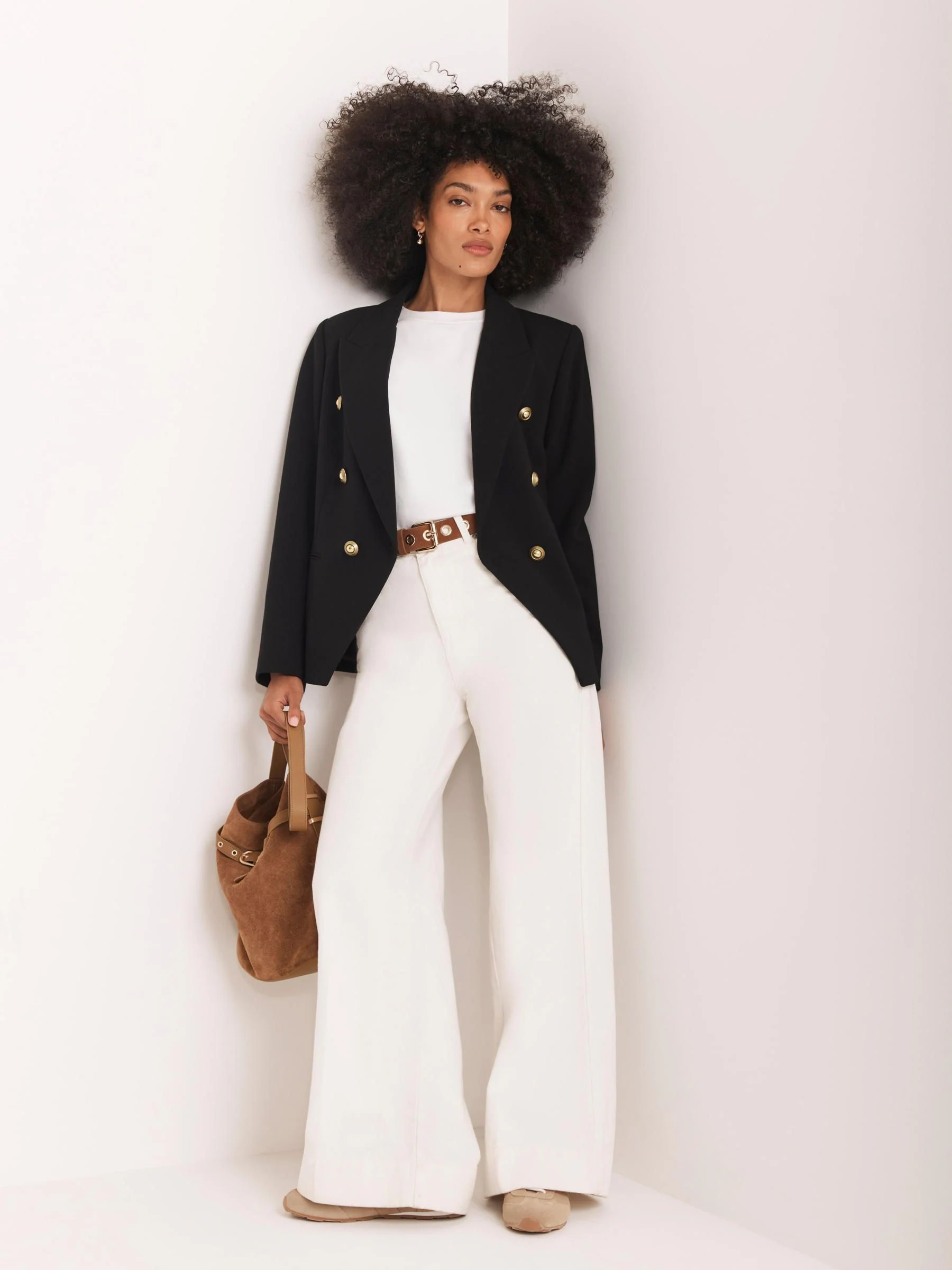 Mint Velvet blazer met dubbele rij knopen