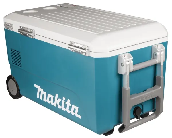 Makita CW002GZ01, Blå, Hvid, LED, 2 hjul, Sort, 50 L, -18 - 60 °C