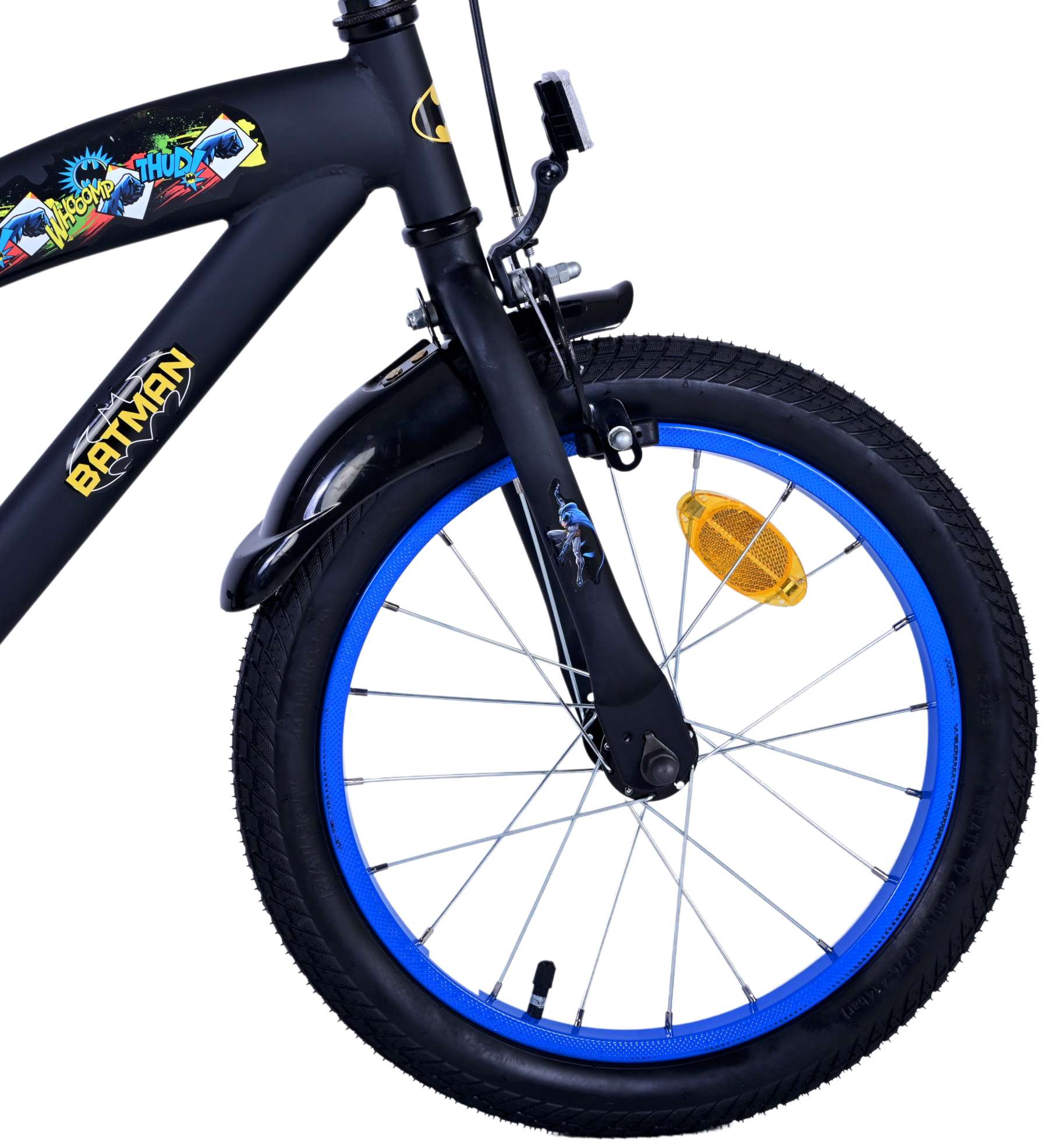 Kinderfahrrad Batman Fahrrad für Jungen 16 Zoll Kinderrad in Schwarz