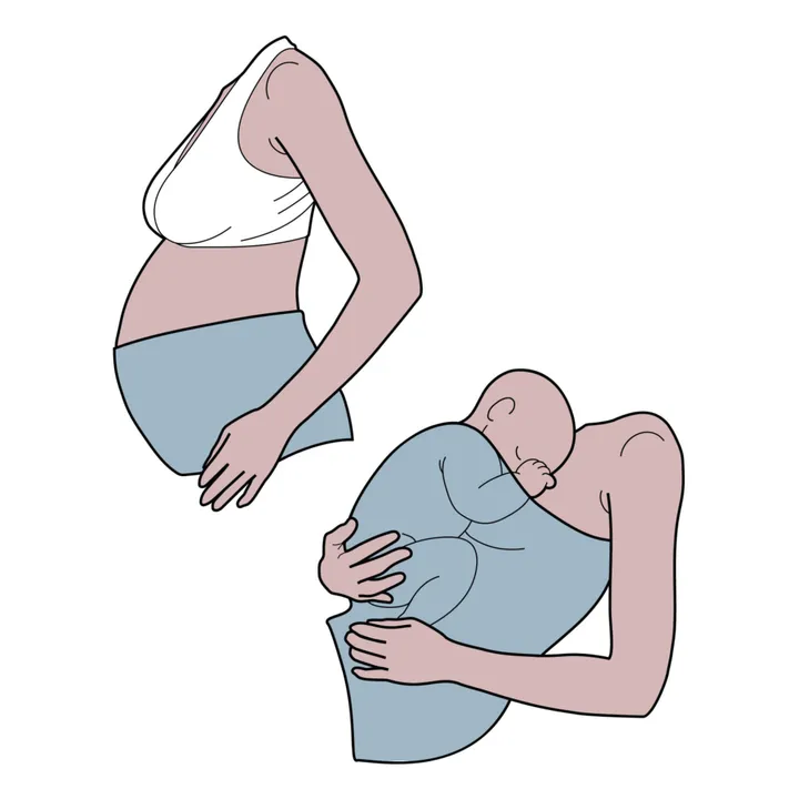 Mama Hangs Bandeau From Bump to Baby | Ecru