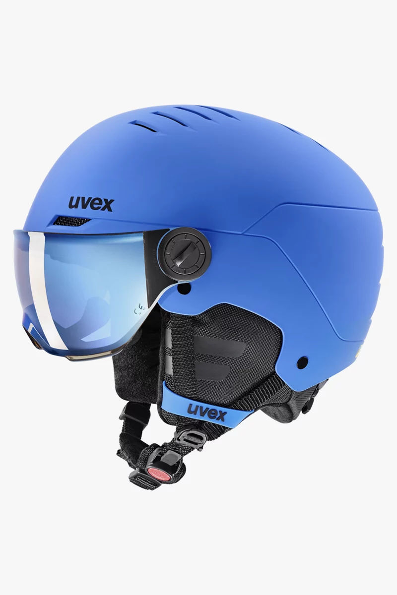 uvex rocket visor Kinder Skihelm