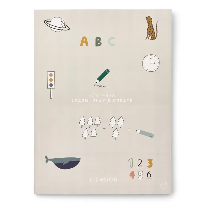 Liewood Cahier d'activités Akari 6+ | Classic multi mix