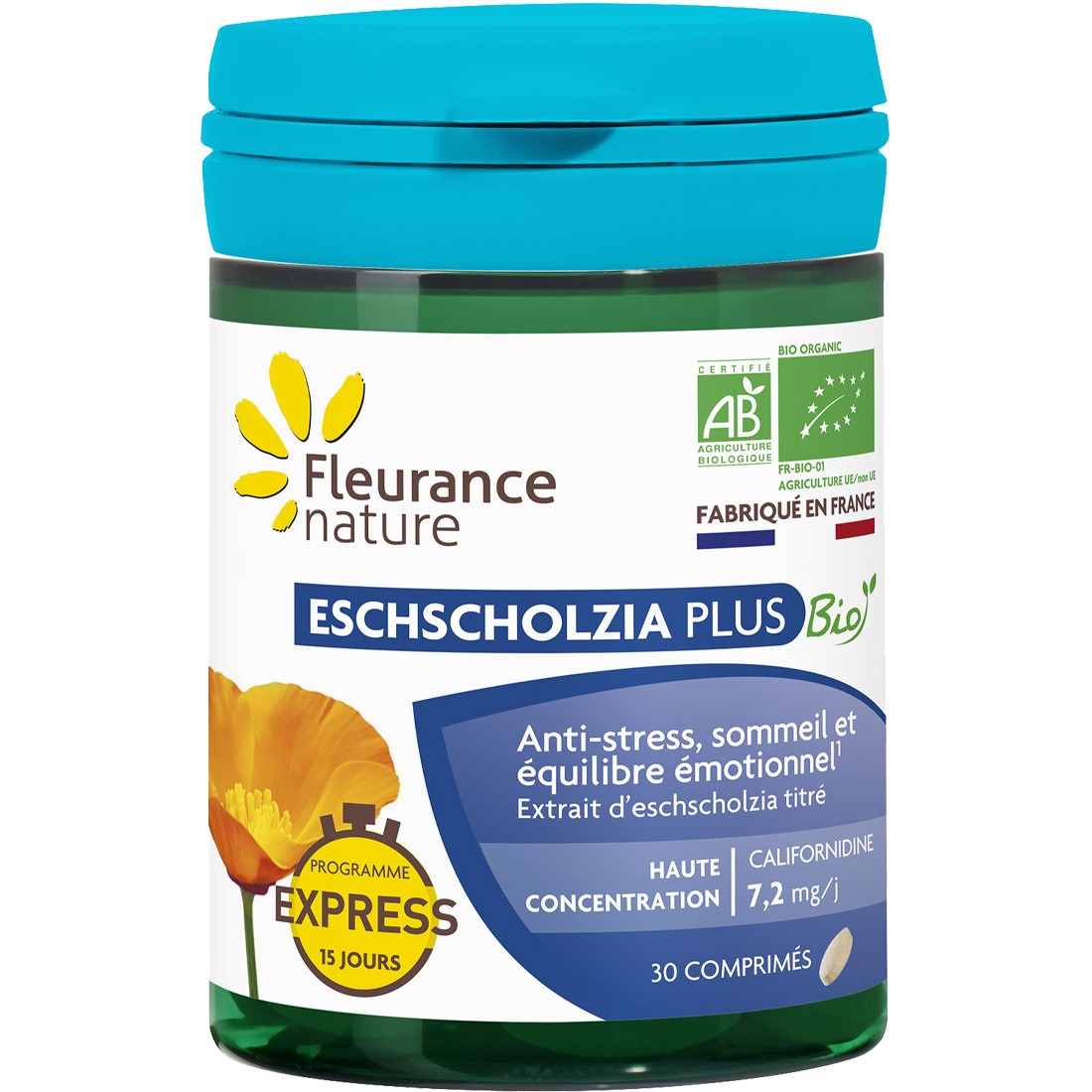 Eschscholtzia bio - Anti-stress & sommeil - 15 jours