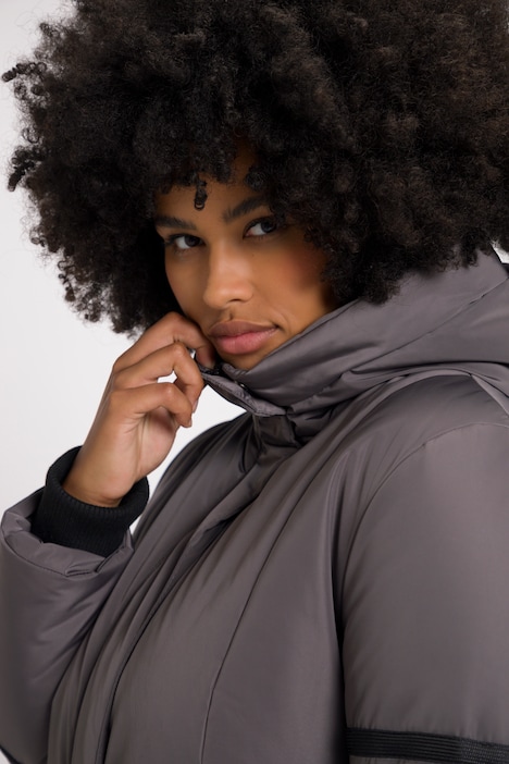 Funktionsjacke, wasserabweisend, Kapuze, Windfang