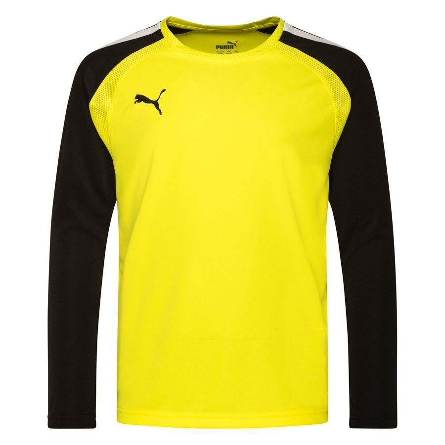 PUMA Maillot de Gardien teamPACER Manches Longues - Jaune Fluo/Noir Enfant
