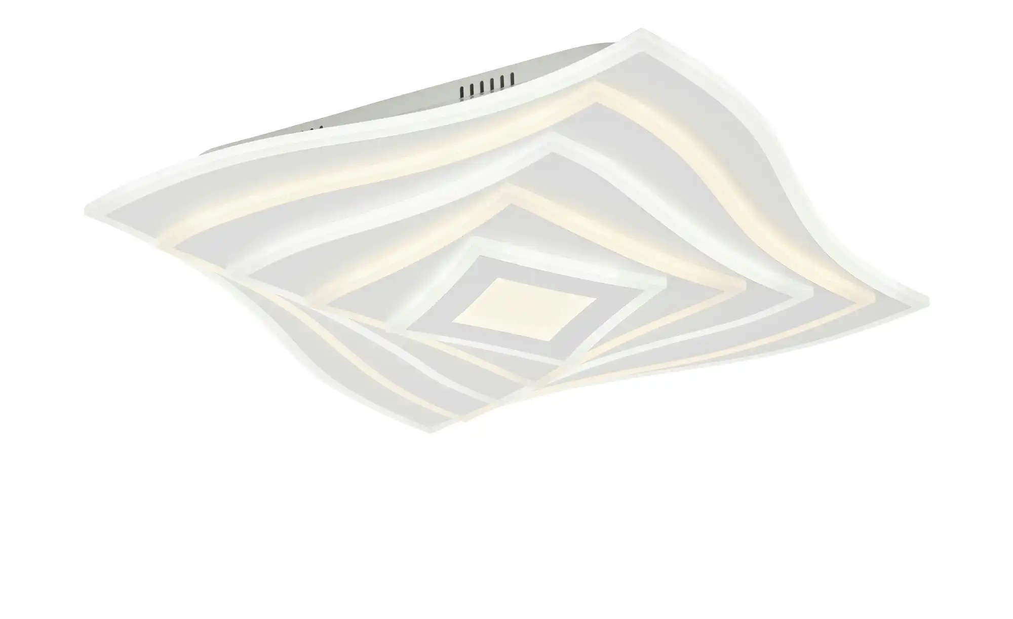 Fischer-Honsel LED-Deckeneuchte, weiß, mit Fernbedienung und Backlight