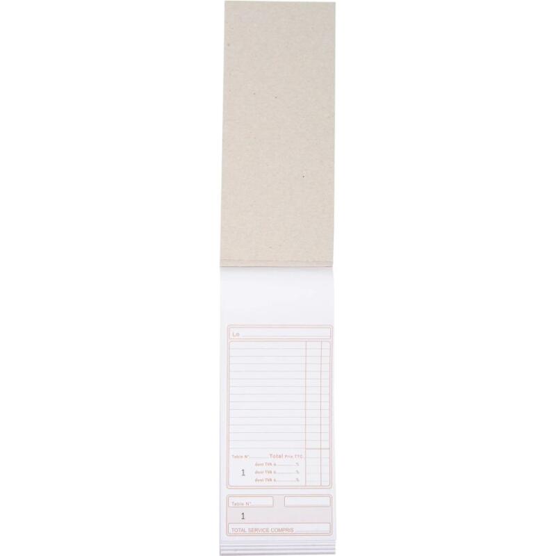 Bloc Addition 50 feuillets autocopiants numérotés en dupli - Format 9,1x22,5 cm