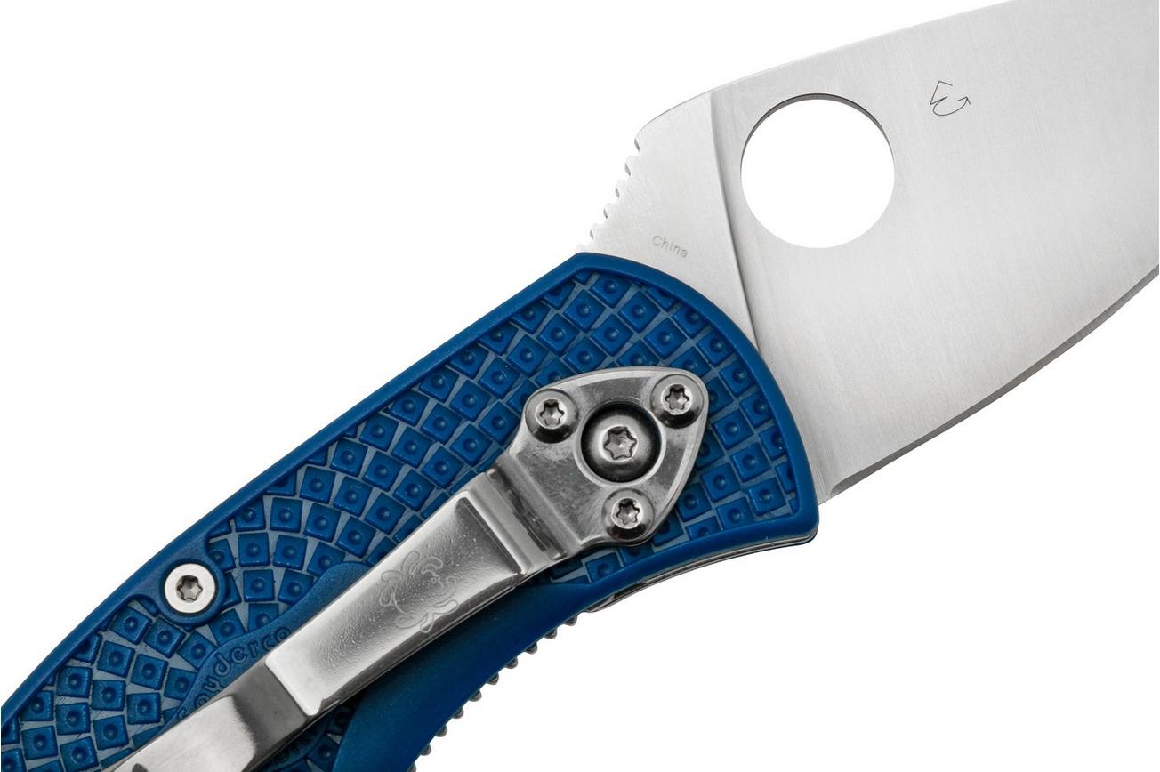 Spyderco Ambitious Lightweight C148PBL, CPM S35VN, blauw, zakmes