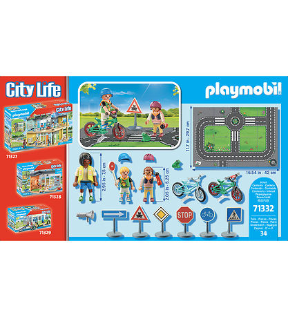 Playmobil City Life - Cykeltr?ning - 71332 - 34 Dele