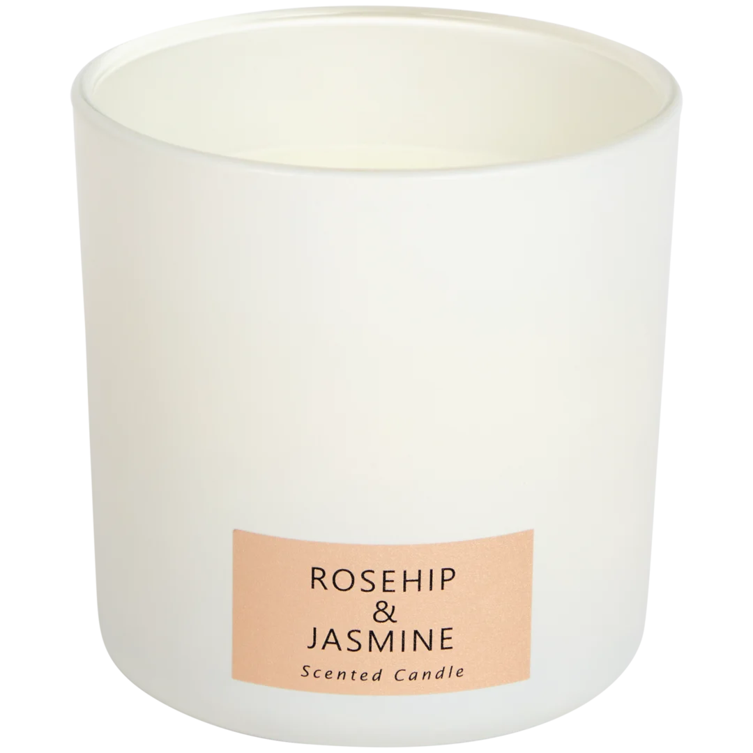 Bougie parfumée dans un verre
