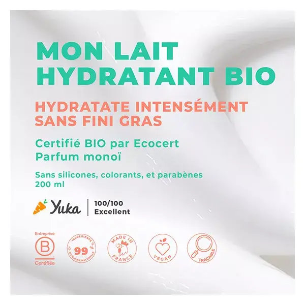 Loção Corporal Energie Fruit para Pele Seca com Óleos Orgânicos de Monoi e Macadâmia 200ml