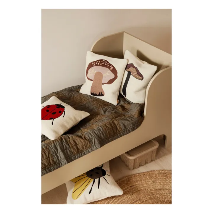 Ferm Living Kids Coussin brodé Cèpe