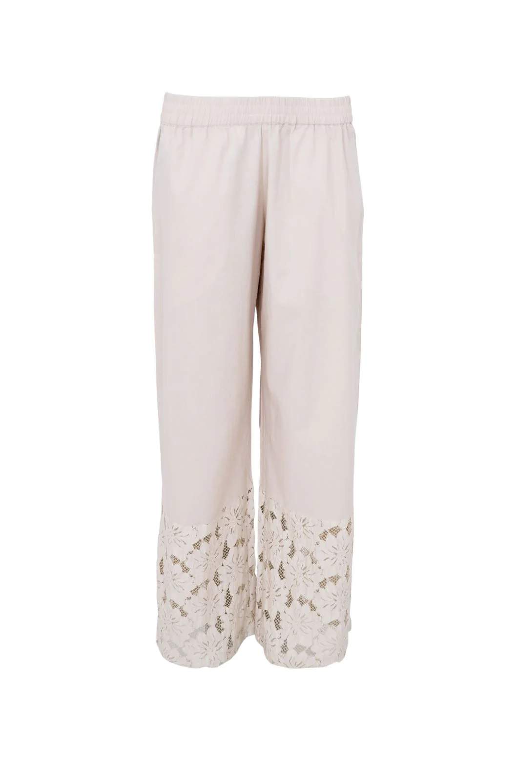 Black Colour Bcnelly Flower Pant champagne