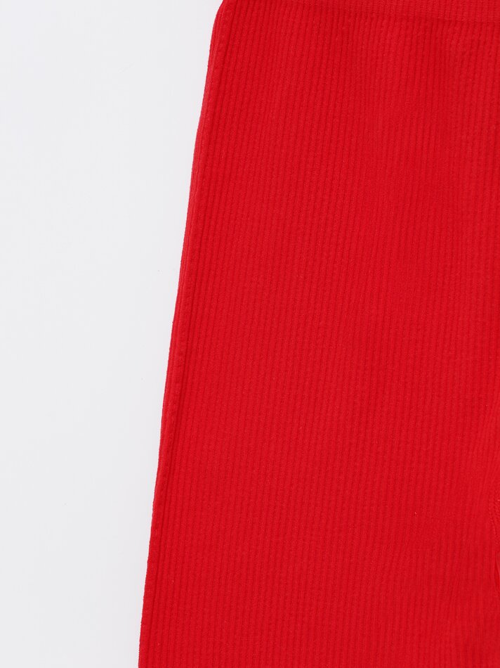Calça legging de ciclismo sem costura - Vermelha