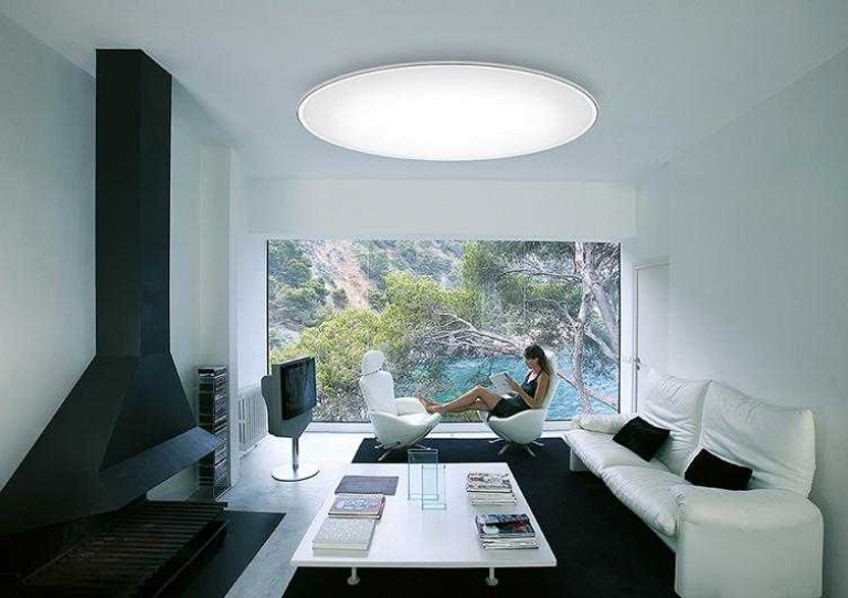 Vibia Big 0530 plafondlamp LED Ø120 wit