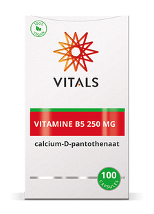 Vitals Vitamine B5 250mg Capsules 100TB