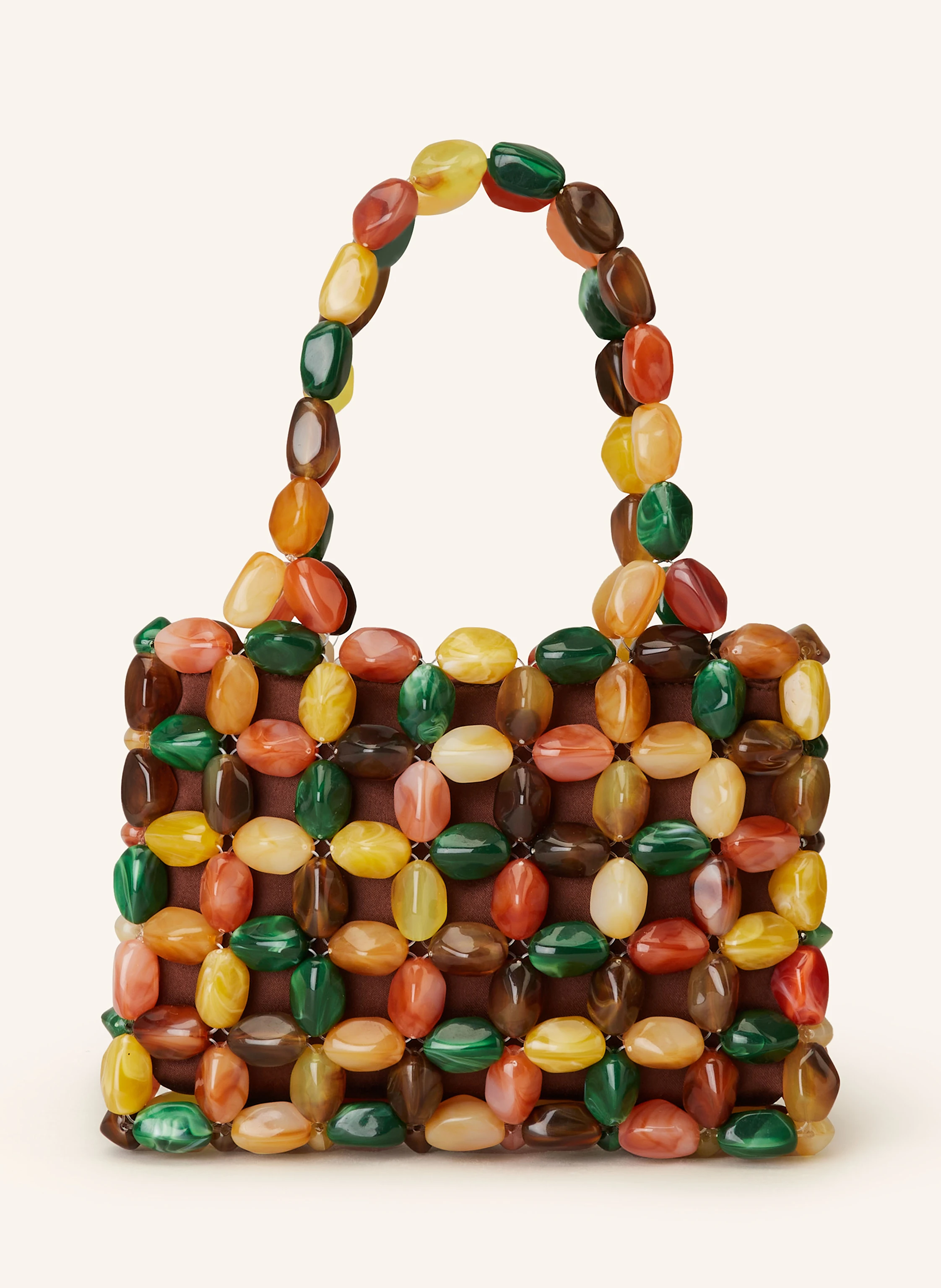 0711 TBILISI Handtasche JUNO aus Schmuckperlen