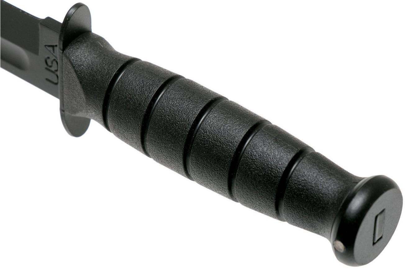 KA-BAR Short 1258, vaststaand mes, kunststof foedraal