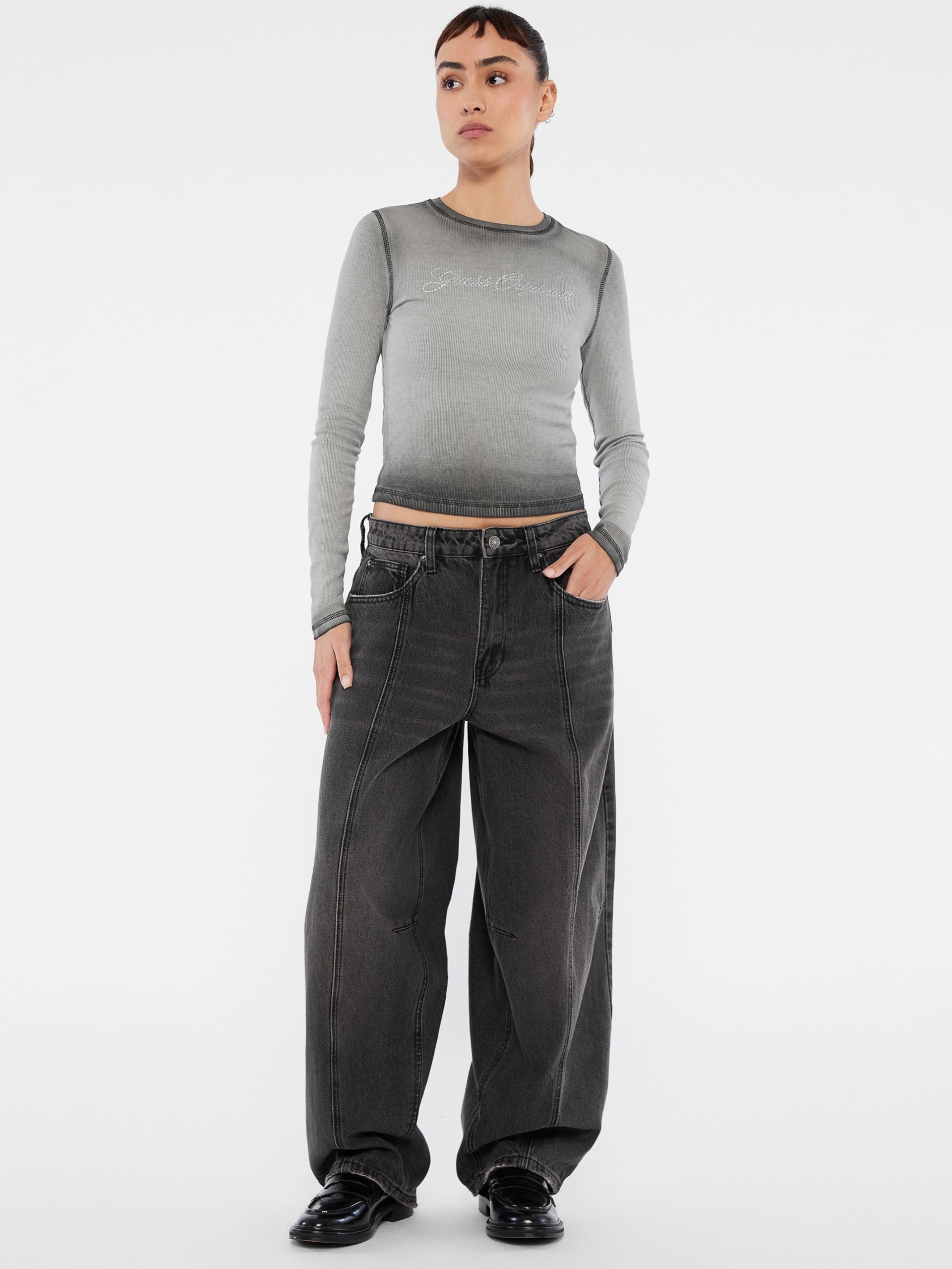 Calça jeans folgada e afunilada GUESS Originals