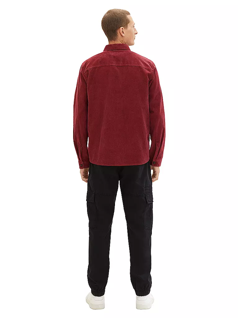 TOM TAILOR Overshirt dunkelrot