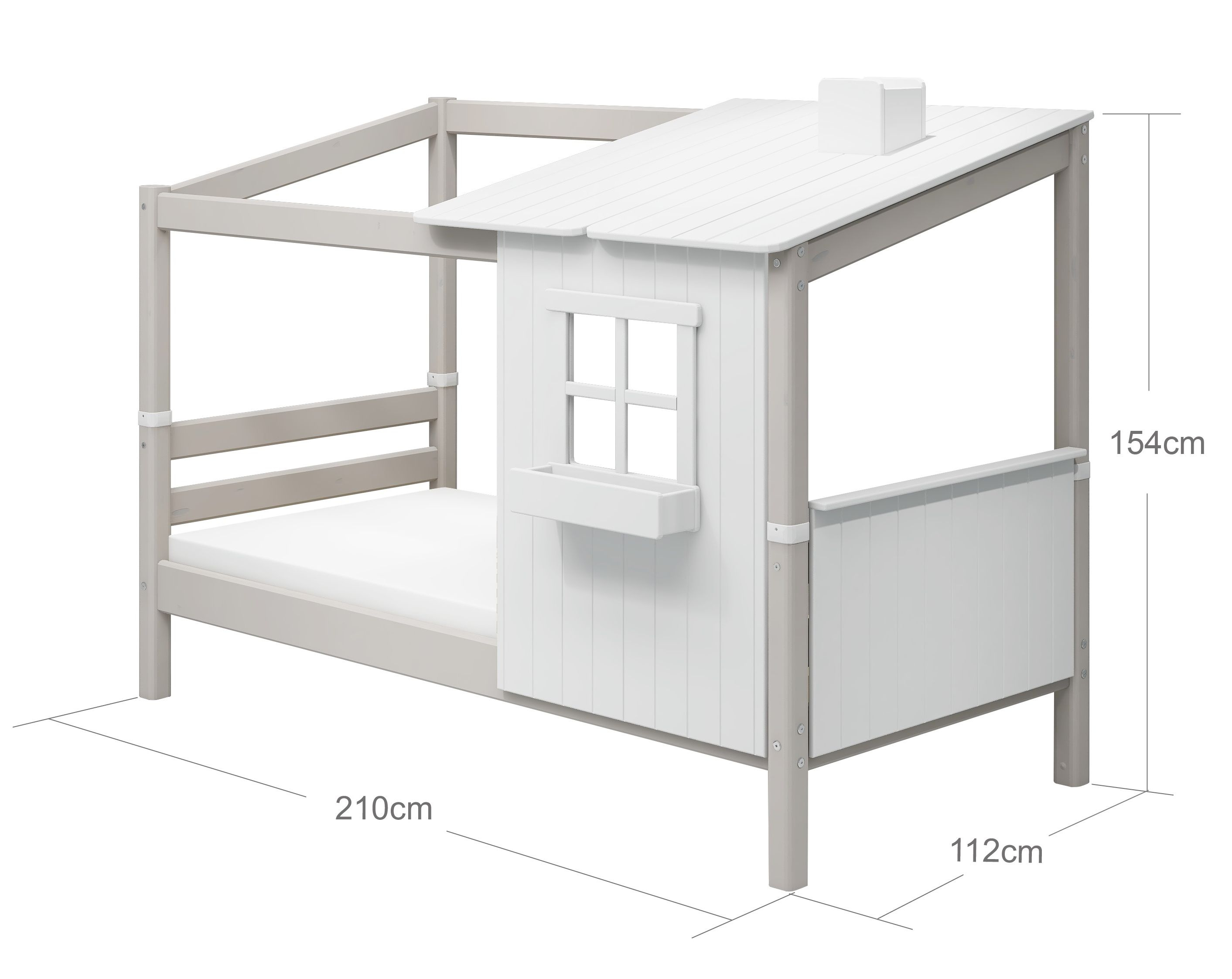 Bett mit Haus FLEXA CLASSIC
