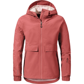 Schöffel Lausanne Regenjacke Clasping Rose Damen