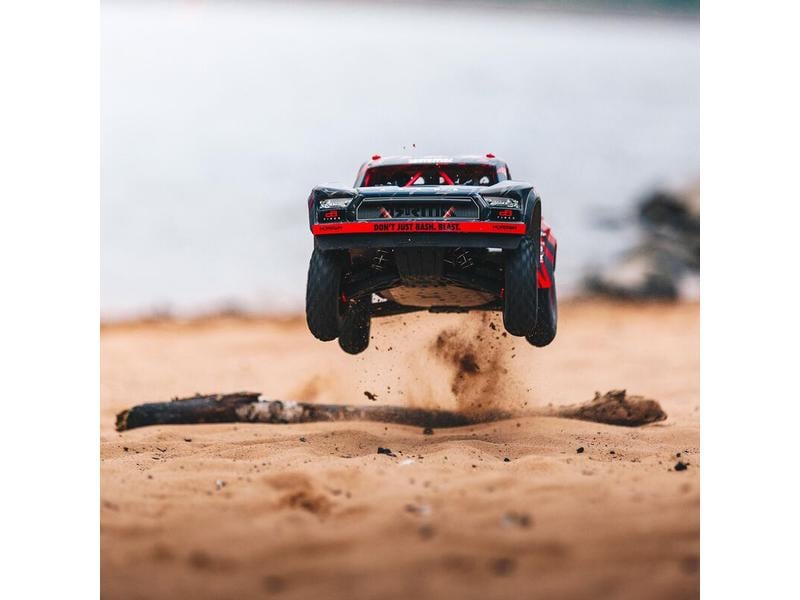 Arrma Trophy Truck Mojave 6S V2 4WD BLX Rot, ARTR, 1:7 Desert Truck mit Spektrum Firma Brushless Antrieb