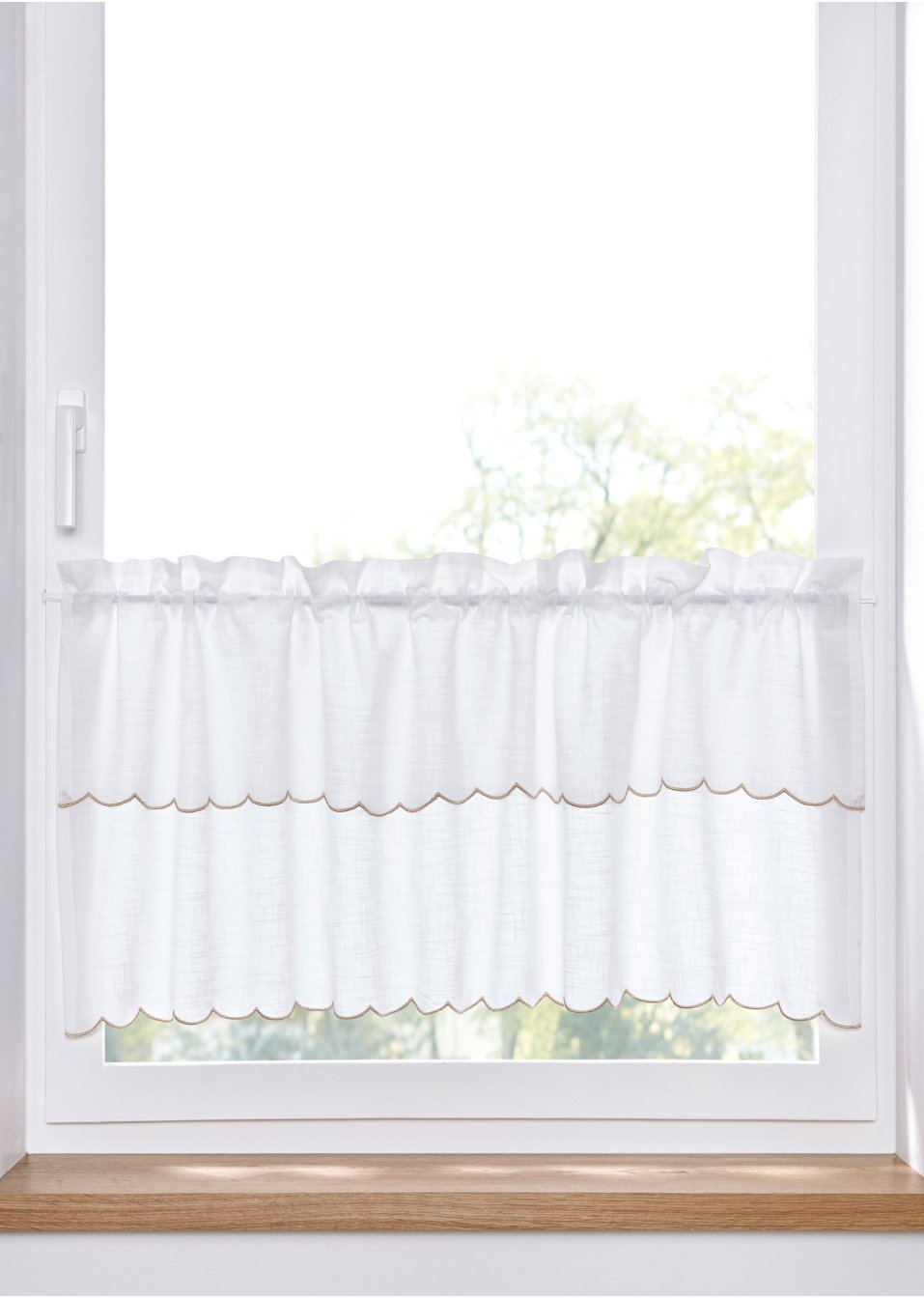Brise-bise uni en coton