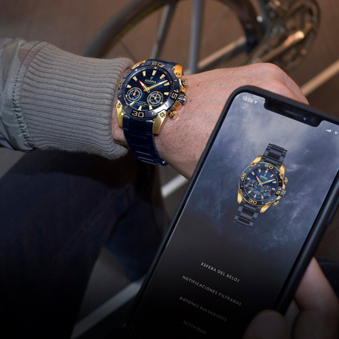 Festina Connected Chrono Bike Hybrid Special Edition Goldig / Blau