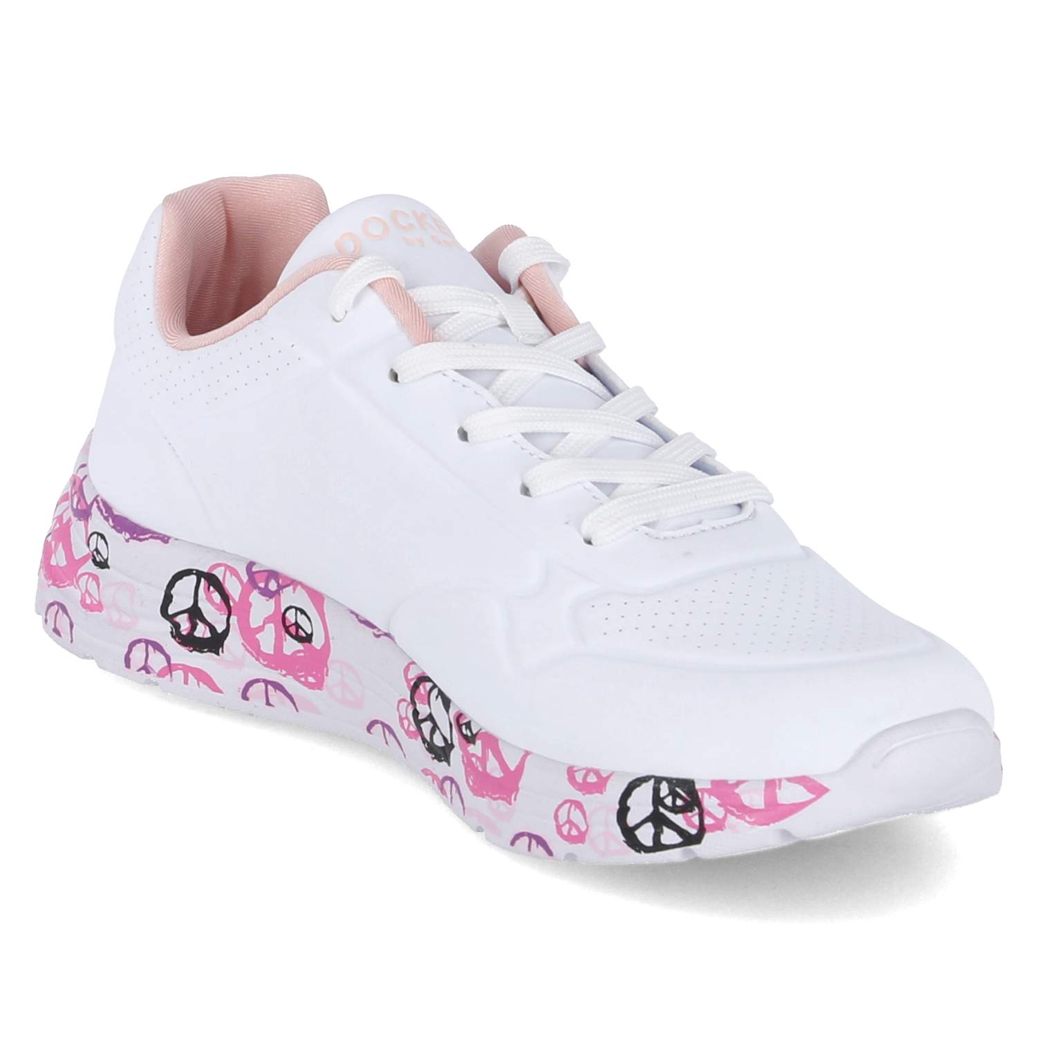 Dockers Low Sneaker - weiss/multi