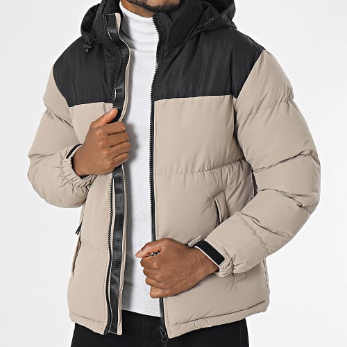 Doudoune Capuche Beige